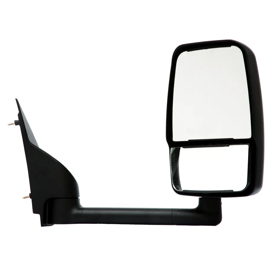 714546 – VELVAC Exterior Mirror, Deluxe Head Right Side Black Manual Flat And Convex Glass Foldaway Without Heated Mi...